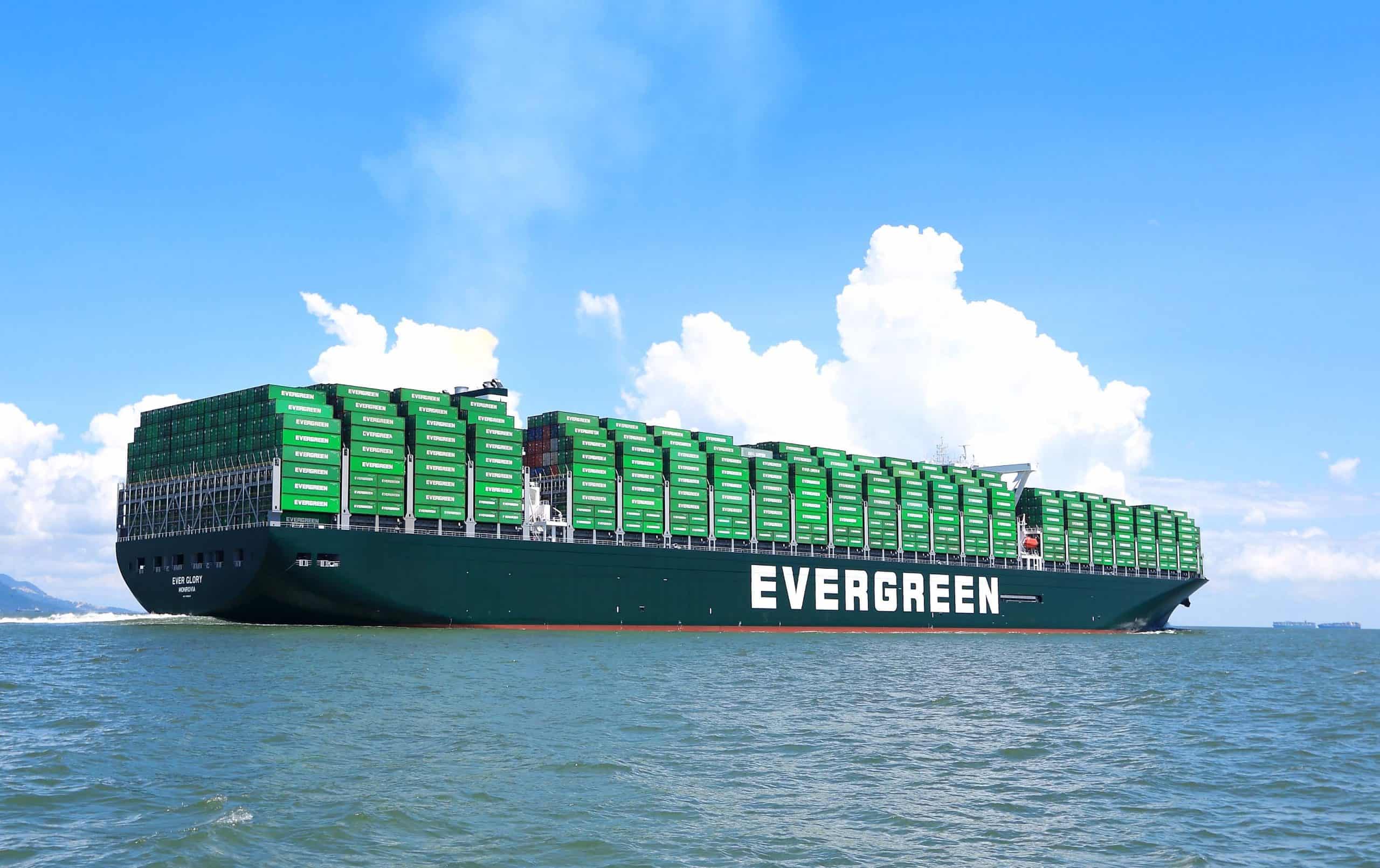 Fartyget Evergreen