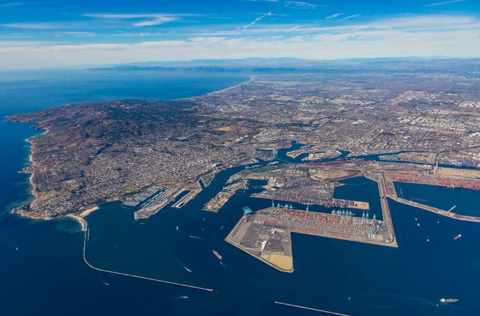 Port of Los Angeles hit by steep drop on volume