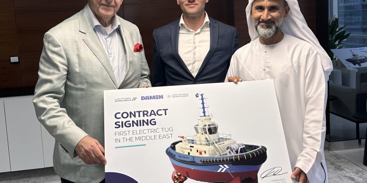 Safeen Group trials first electric tug in Middle East to be deployed at Khalifa Port