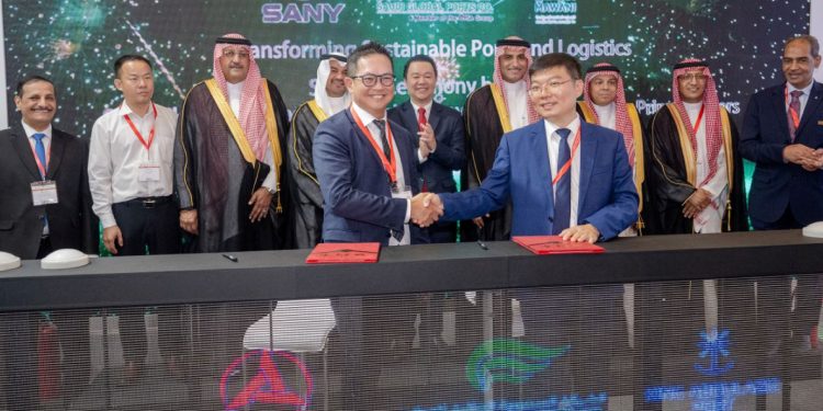 Saudi Global Ports purchases 80 Sany electric prime movers