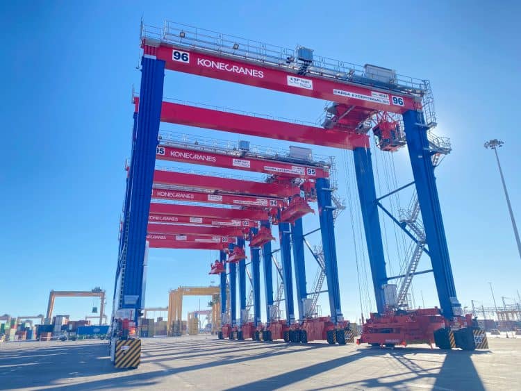 CSP Iberian Valencia orders seven Konecranes hybrid RTGs