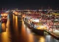 Container throughput at the Port of Hamburg on the rise