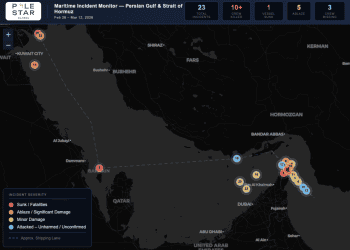 Gulf feeder network disruption